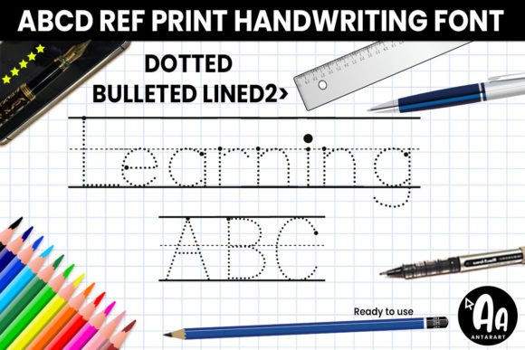 Abcd Ref Dotted Bulleted Lined2: A Display Font Review