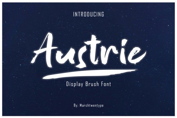 Austrie: The Bold Display Font for Marketers
