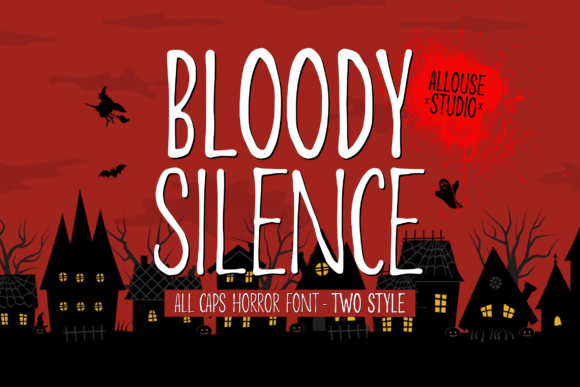 Bloody Silence: A Bold Display Font for Brand Impact