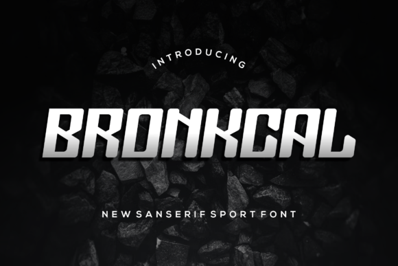 Bronkcal: A Modern Display Font for Web Design