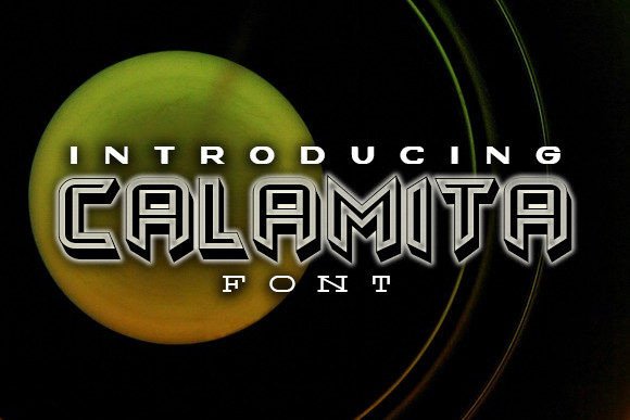 Calamita: A Stunning 3D Display Font for Crafters