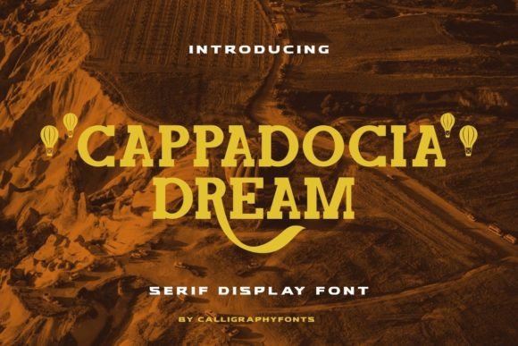 Cappadocia Dream: A Charming Serif Font for Makers