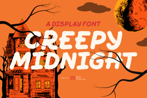 Creepy Midnight: A Spooky Display Font for Crafters