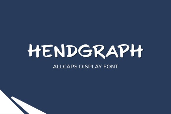 Hendgraph: A Modern Display Font for Crafters