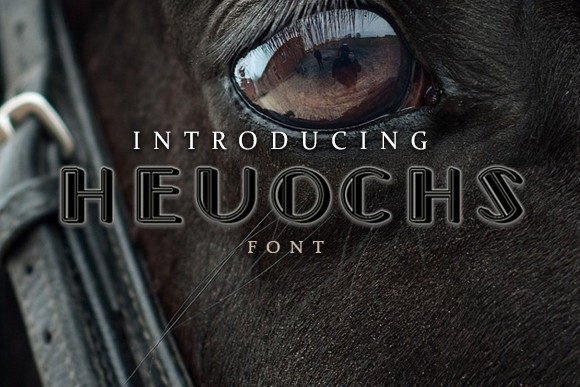 Heuochs: The Art-Deco Display Font for Bold Brands