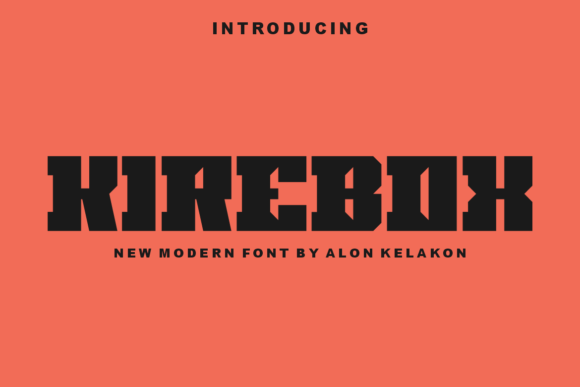 Kirebox: A Bold Display Font for Memorable Branding