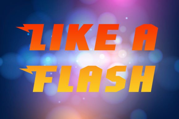 Like a Flash: The Bold Display Font for Campaigns