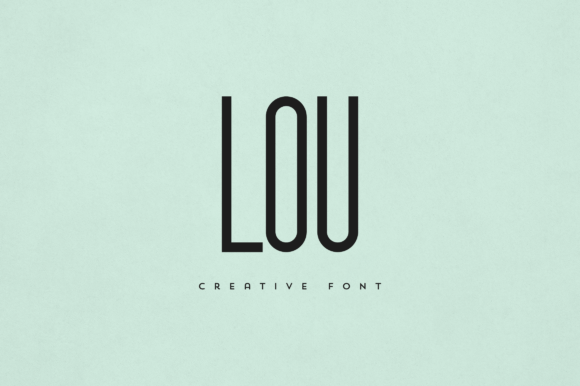 Lou: A Premium Display Font for Modern Web Design