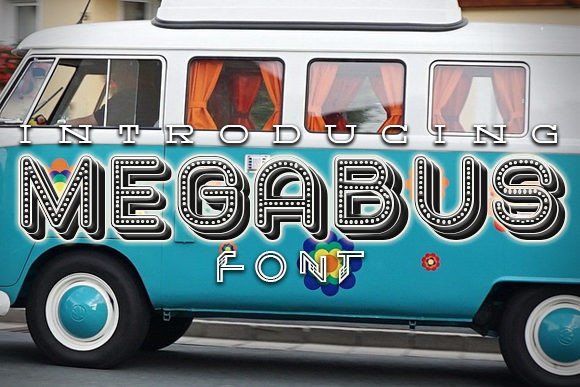 Megabus: A Designer's Review of This Bold Display Font