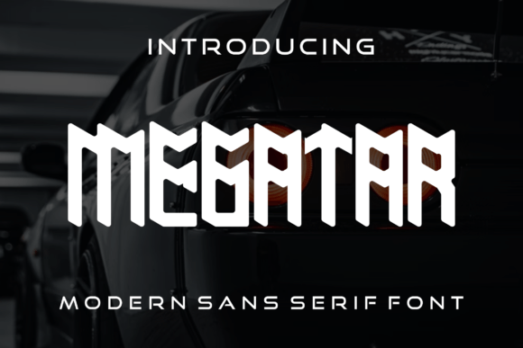 Megatar: A Classy Display Font for Brand Identity