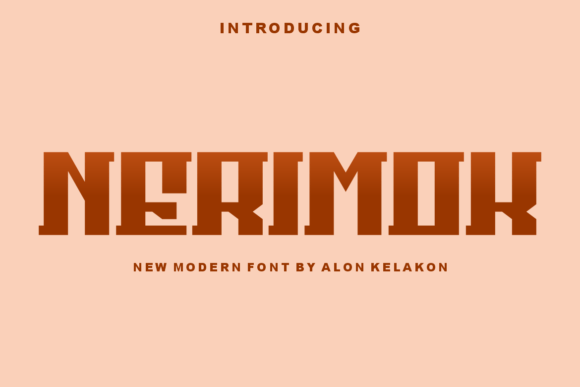 Nerimok: A Modern Display Font for Bold Marketing
