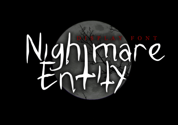 Nightmare Entity: A Spooky Display Font for Web Design