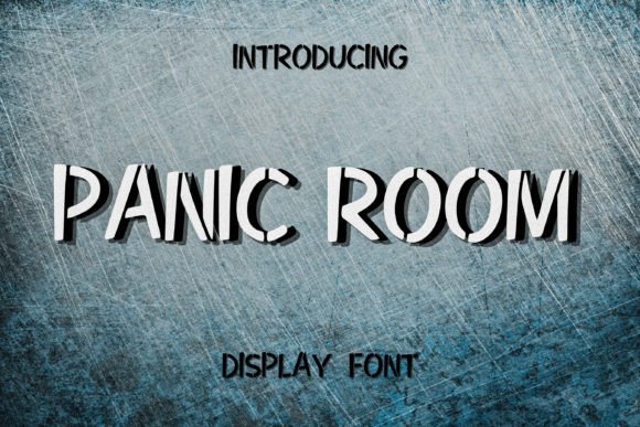 Panic Room: A Bold Display Font for Editorial Design