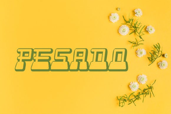 Pesado: A Modern Display Font for Your Brand