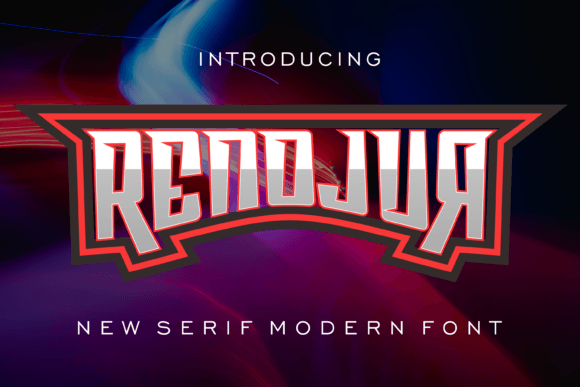 Renojur: A Bold Display Font for Business Branding