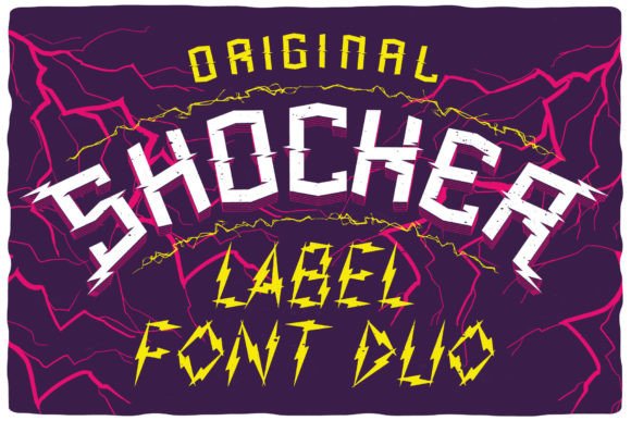 Shocker: The Electric Display Font for Bold Marketing