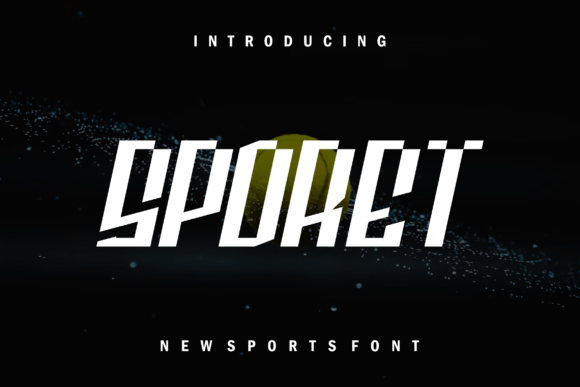 Sporet: A Modern Display Font for Sporty Branding