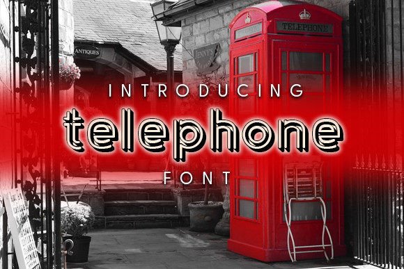 Telephone: A Bold Display Font for Campaigns