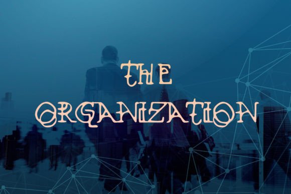 The Organization: A Mysterious Display Font for Marketers