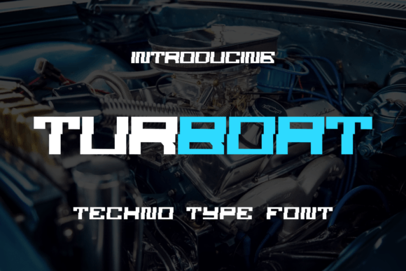 Turboat: A Futuristic Display Font for Web Design