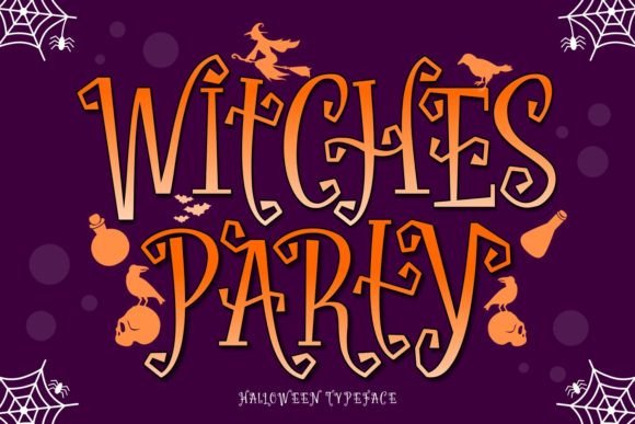 Witches Party: A Spooky Display Font for Editorial Design
