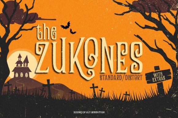 Zukones: A Spooky Display Font for Web Design